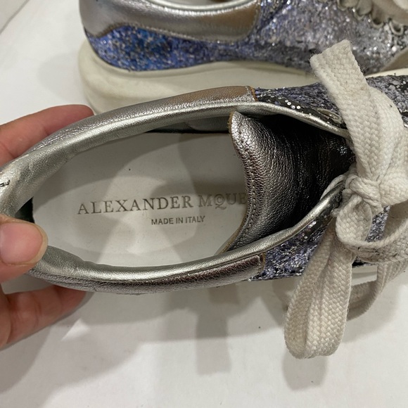 Alexander McQueen glitter platform sneakers - Picture 4 of 7